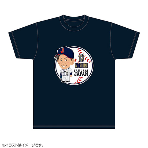 侍ジャパン イラストTシャツ 13森浦大輔 - 侍ジャパンオフィシャル