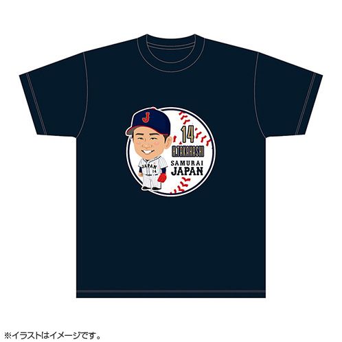 侍ジャパン イラストTシャツ 14髙橋宏斗 - 侍ジャパンオフィシャル 