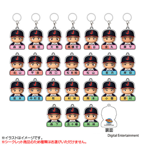 シークレット】パワプロ×2025年11月侍ジャパン マルチチャーム（選手