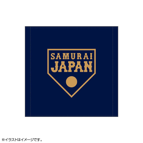 侍ジャパン ジャガードハンドタオル プライマリーマーク（ネイビー