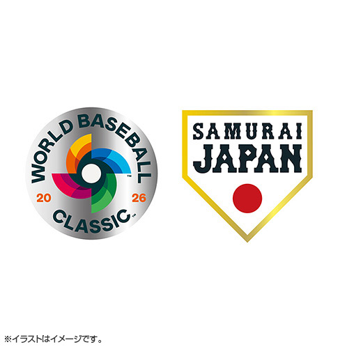 World Baseball Classic 2026×侍ジャパン ロゴピンバッジ2個セット