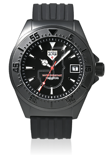 Men'sブラック/ラバーバンド