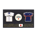 侍ジャパン　ユニホームピンバッジセット　3個