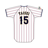 2025年11月侍ジャパン選手名入りレプリカユニホーム（ホーム）　15大勢