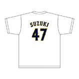 2024年侍ジャパンネームナンバーTシャツ　47鈴木昭汰