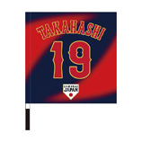 2025年11月侍ジャパン選手名入り応援フラッグ（ビジター）　19高橋宏斗