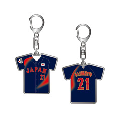 2023WBC公式記念品　侍ジャパン選手ユニフォーム型キーホルダー 2023 WBC公式記念品 侍ジャパン選手ユニフォーム型キーホルダー