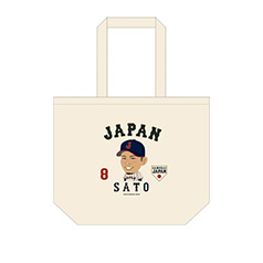 侍ジャパン】佐藤輝明 フェイスタオル＆ 缶バッジ セット 野球
