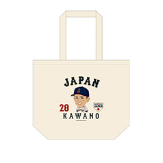侍ジャパン　イラストトートバッグ　28河野竜生