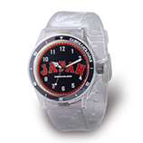 【受注生産】オリジナルネーム入り・侍ジャパンウォッチ　クリアクール　JAPAN　NAVY