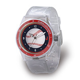 【受注生産】オリジナルネーム入り・侍ジャパンウォッチ　クリアクール　BALL　RED