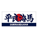 2025年11月侍ジャパン選手名入りプリントフェイスタオル　61平良　海馬