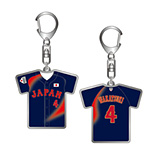 2025年11月侍ジャパン選手名入りユニホームキーホルダー（ビジター）　4若月　健矢