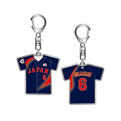 2025年11月侍ジャパン選手名入りユニホームキーホルダー（ホーム） 6村