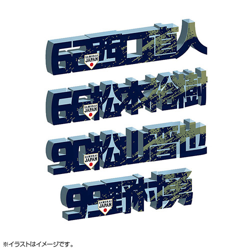 2025年11月侍ジャパン アクリルネームプレート - 侍ジャパン