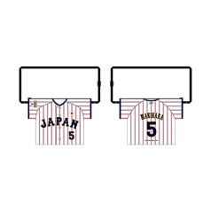 【受注生産】2026年2月侍ジャパン選手名入りユニホーム型サコッシュ（ホーム）