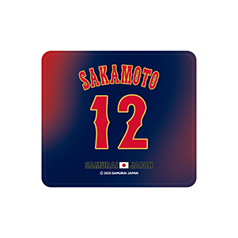 【受注生産】2026年2月侍ジャパン選手名入りレザーマウスパッド（ビジター）